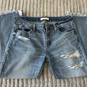 Women’s destroyed destructed denim Hidden jeans sz 30